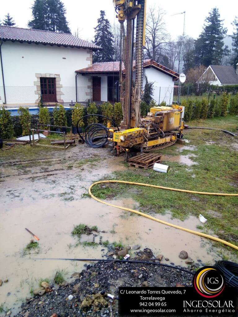 Perforacion Vertical Geotermia Cantabria - Ingeosolar