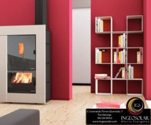 Termoestufa Ungaro Blanca - Ingeosolar