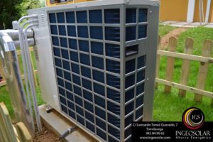 Parte trasera Ecoforest EcoAir Evi - Ingeosolar