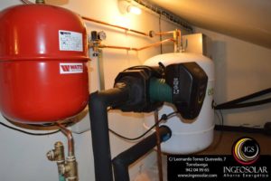 Sala tecnica aerotermia - Ingeosolar