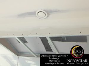 Boca extracción impulsión de aire - Ingeosolar