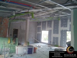 Instalación tubos para ventilación de aire con recuperación de calor - Ingeosolar