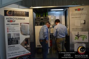Ingenieros de Ingeosolar en el Salón Inmobiliario de la Vivienda y Decoración 2019 en Cantabria