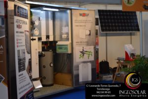 Stand de Energías Renovables en Salón Inmobiliario de la Vivienda y Decoración 2019 en Cantabria por Ingeosolar