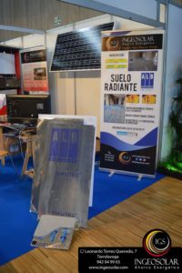 Suelo radiante expuesto en el Salón Inmobiliario de la Vivienda y Decoración 2019 en Cantabria por Ingeosolar