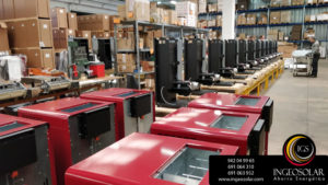 Fabrica de estufa de pellets visitada por Ingeosolar