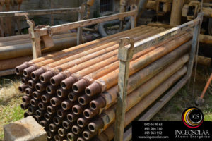 barras para sondeo de geotermia vertical por ingeosolar