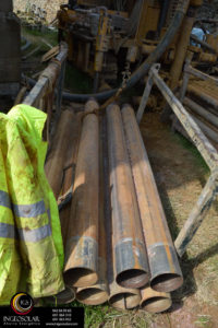 encamisado para geotermia con perforación vertical por ingeosolar