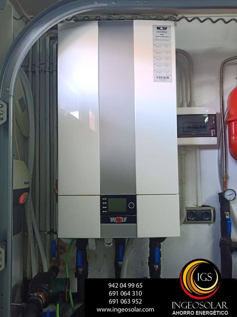 sustitucion caldera de propano por aerotermia con radiadores