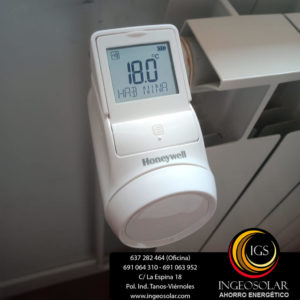 válvula termostática digital inalámbrica honeywell ingeosolar