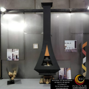 chimenea leña ingeosolar