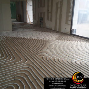 suelo radiante en obra nueva ingeosolar