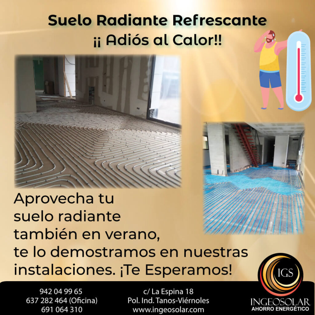 Refrescar casa con suelo radiante refrescante