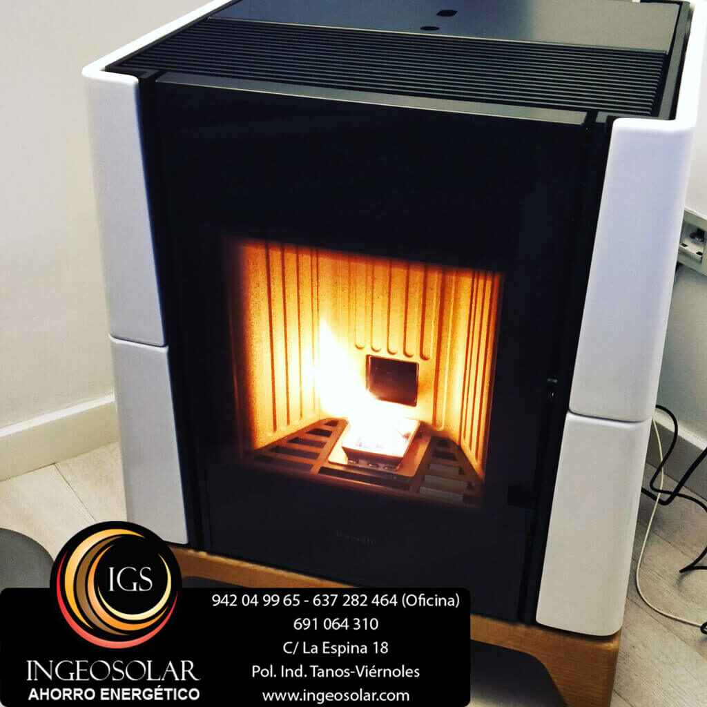 estufa de pellets ingeosolar
