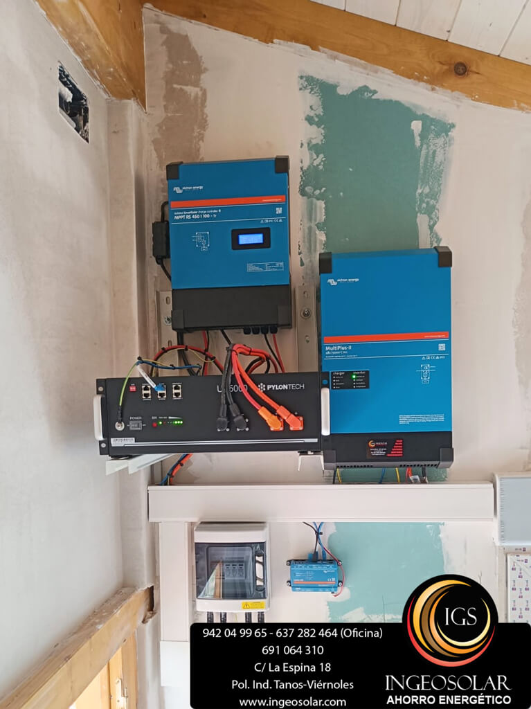 fovotoltaica aislada con bateria ingeosolar