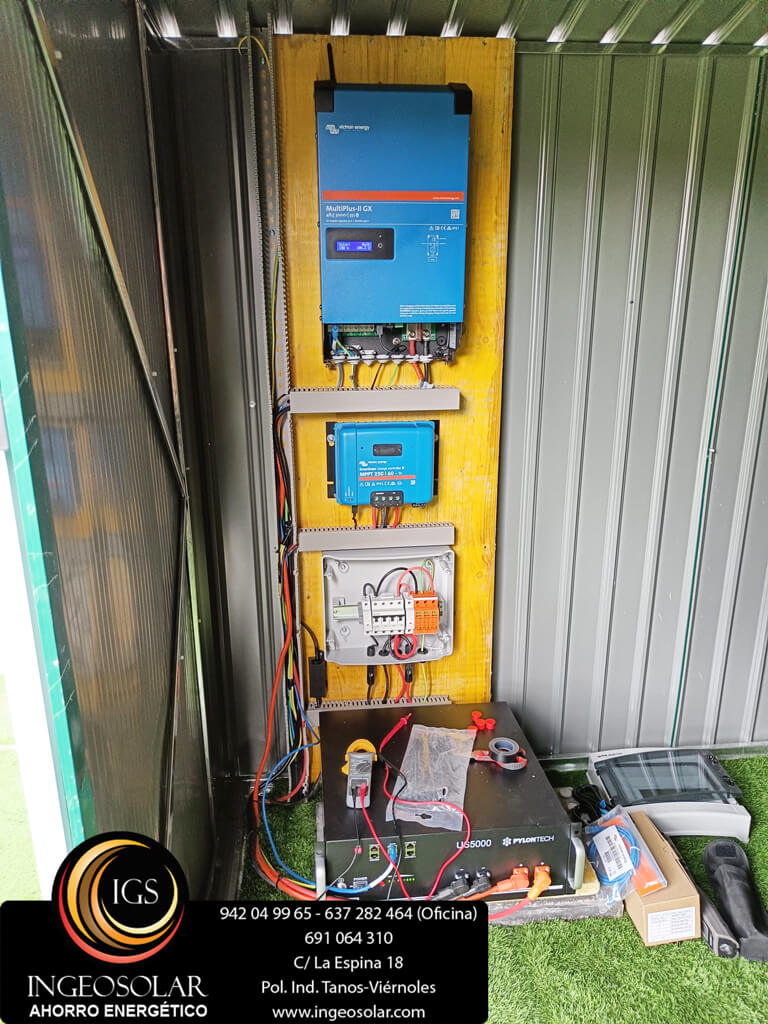 fotovoltaica aislada con bateria ingeosolar