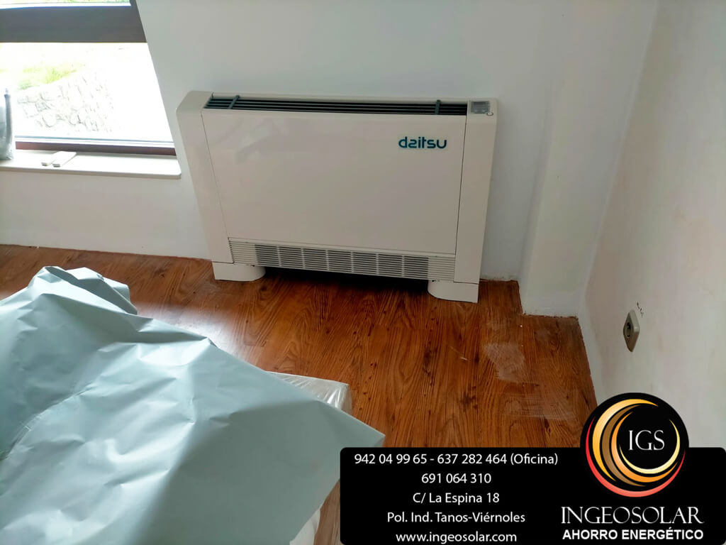 Fancoils de refuerzo Ingeosolar