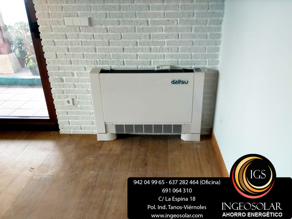 Radiadores Existentes y Refuerzo con Fancoils Ingeosolar