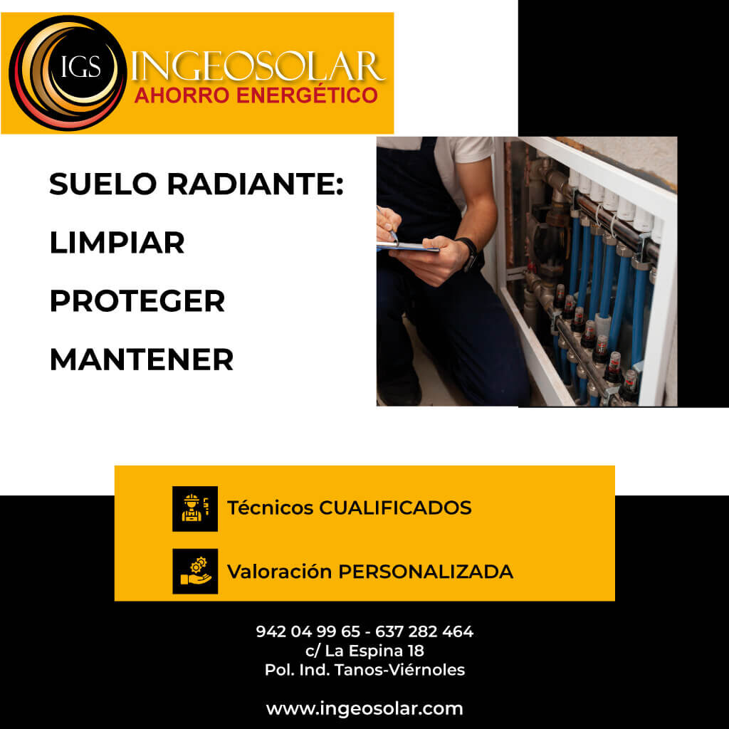 limpieza lodos magneticos suelo radiante ingeosolar
