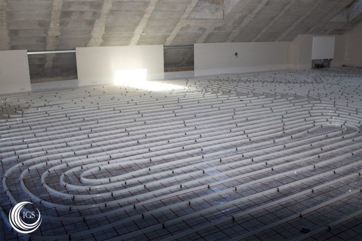 Suelo radiante con aerotermia en Cantabria - Ingeosolar