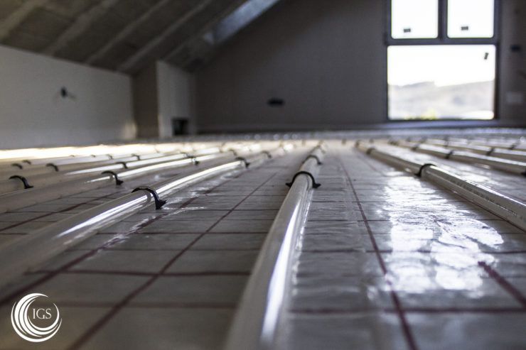 Suelo radiante con aerotermia en Cantabria - Ingeosolar