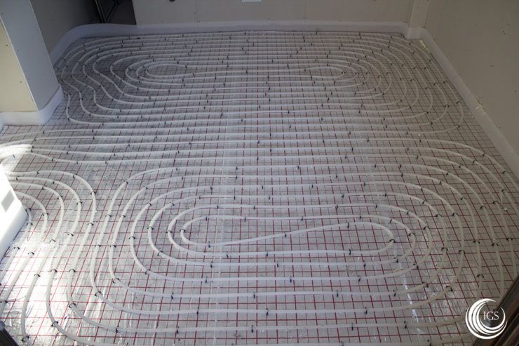 Suelo radiante con aerotermia en Cantabria - Ingeosolar