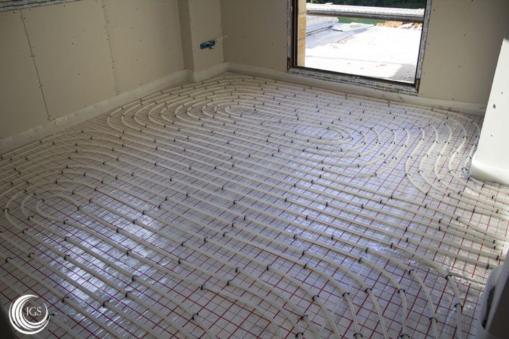 Suelo radiante con aerotermia en Cantabria - Ingeosolar