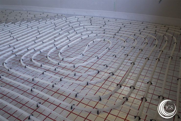 Suelo radiante con aerotermia en Cantabria - Ingeosolar