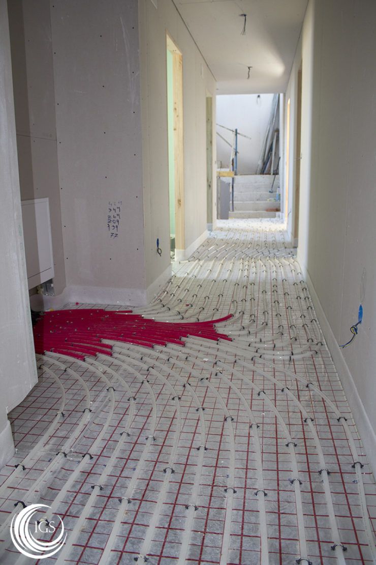 Suelo radiante con aerotermia en Cantabria - Ingeosolar