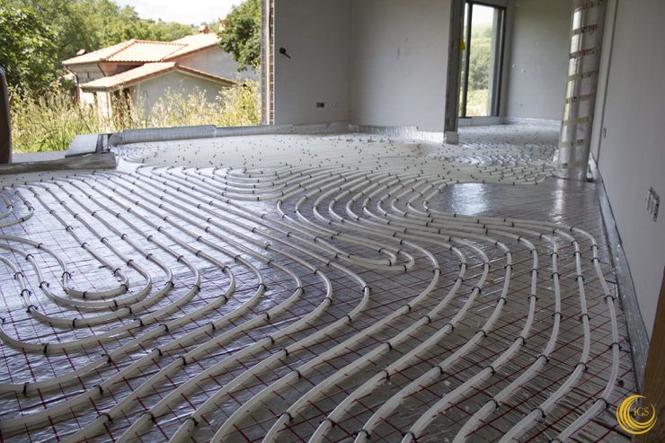 Suelo Radiante en vivienda unifamiliar en Cantabria - Ingeosolar