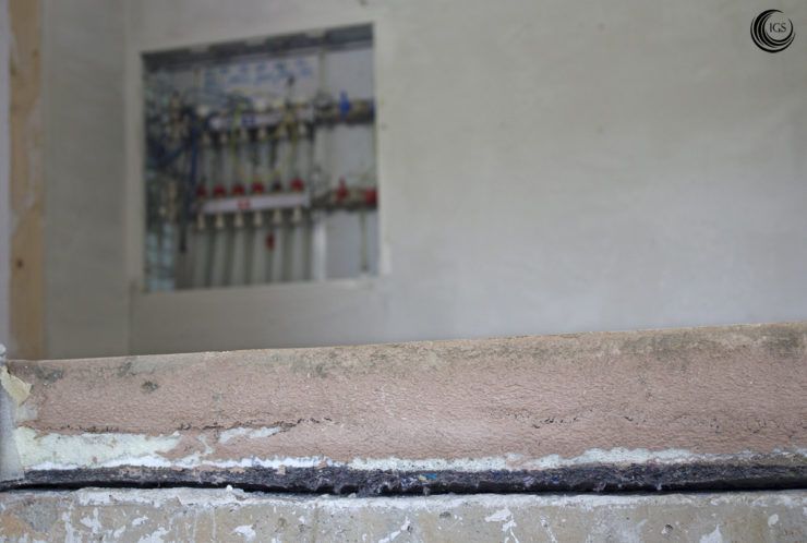 Suelo radiante con mortero de anhidrita - Ingeosolar