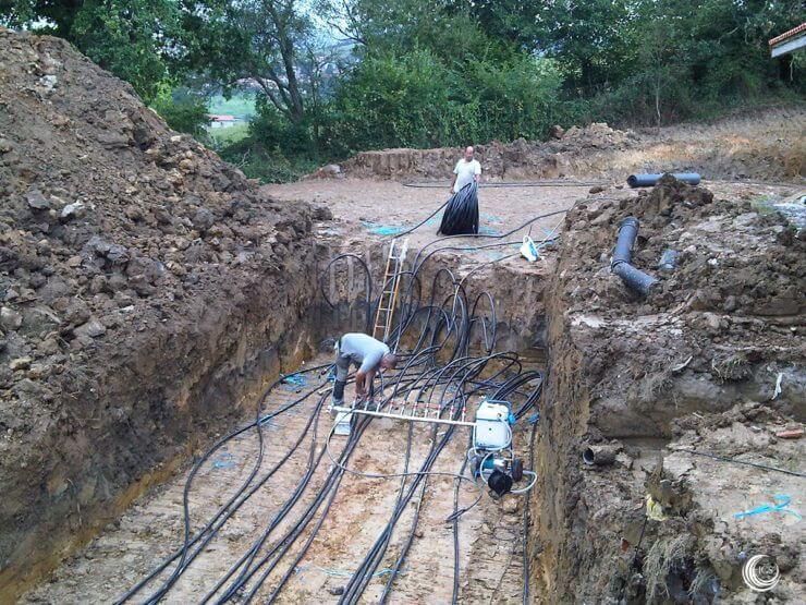 Geotermia horizontal en Carranza - Ingeosolar