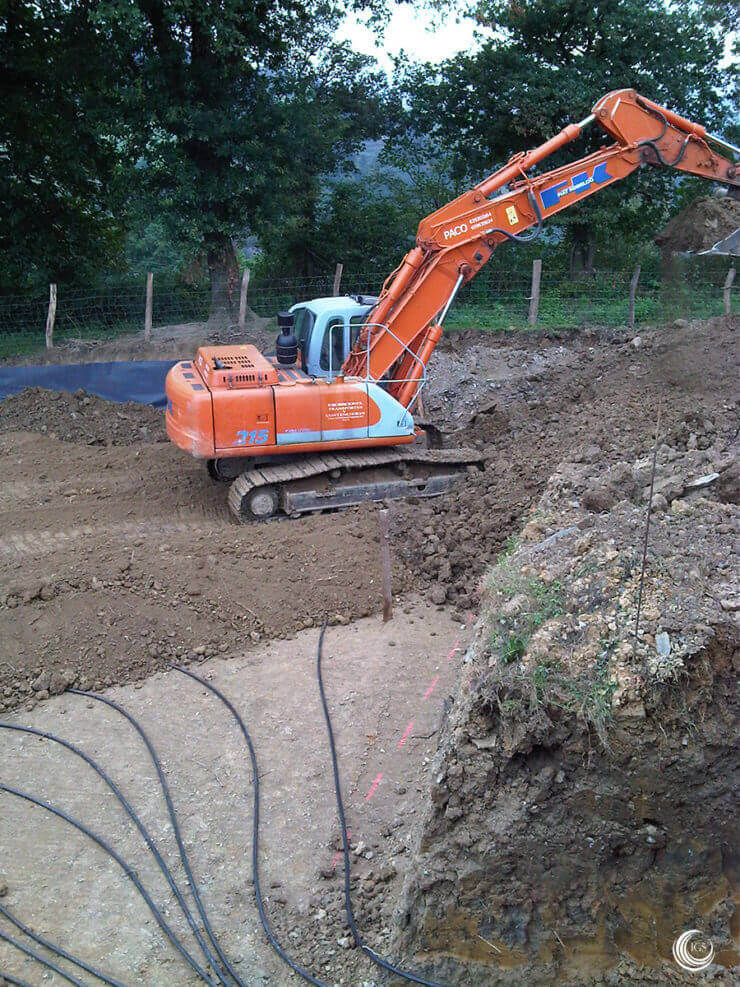 Geotermia horizontal en Carranza - Ingeosolar