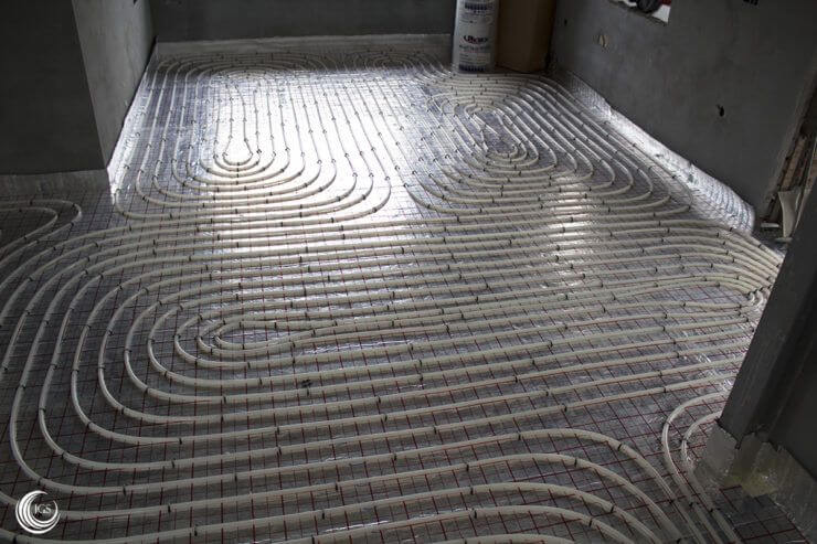 suelo radiante por aerotermia - Ingeosolar