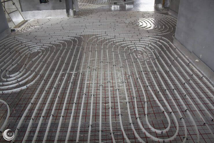 suelo radiante por aerotermia - Ingeosolar