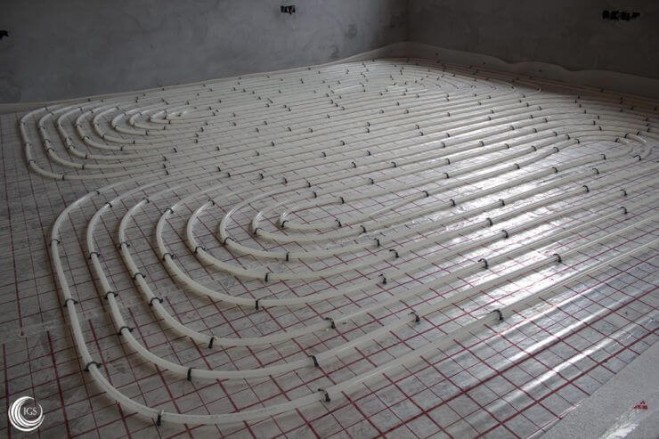 suelo radiante por aerotermia - Ingeosolar