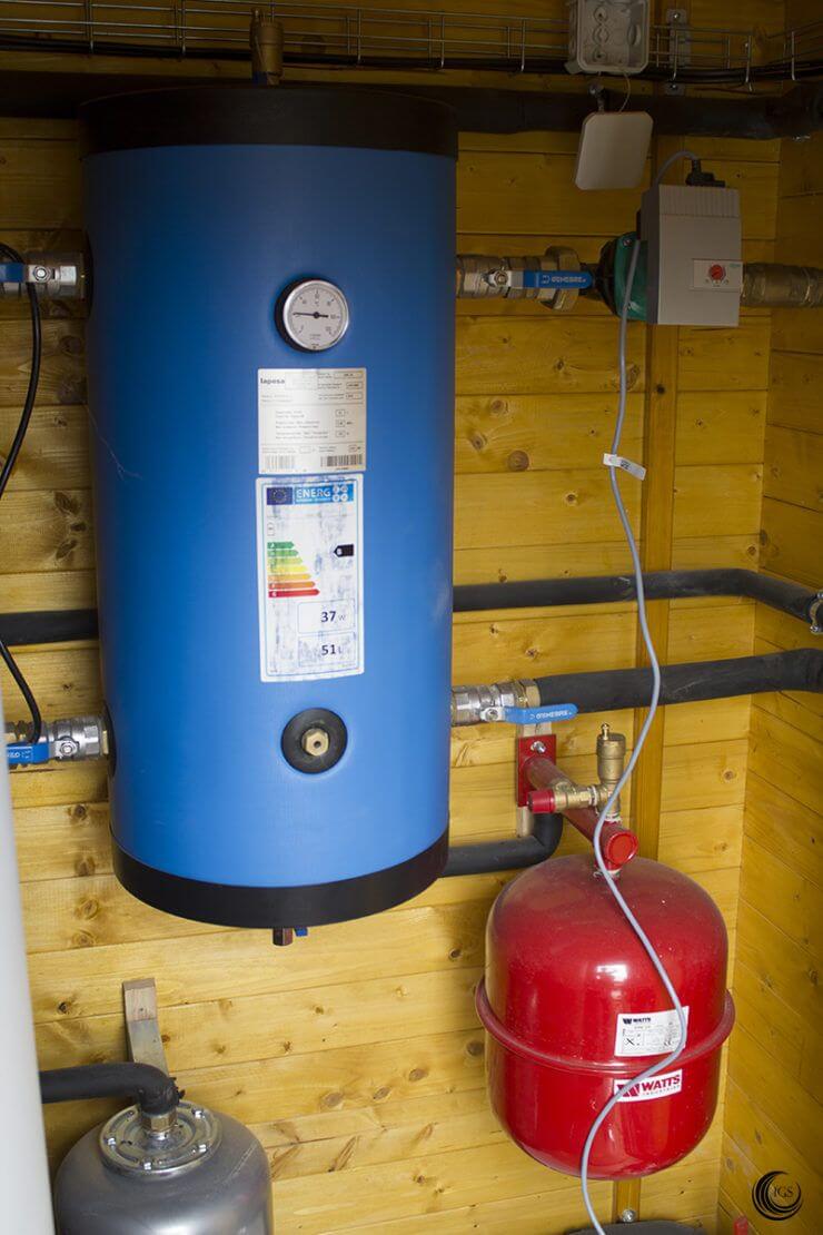 Sala técnica de aerotermia - Ingeosolar