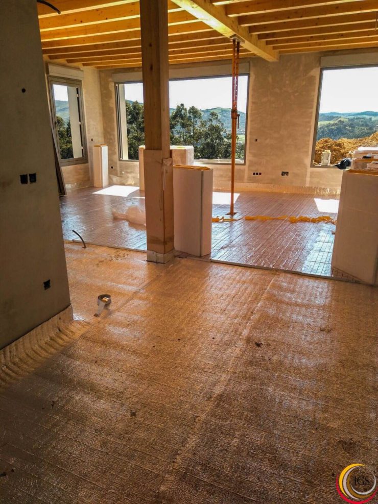 Suelo radiante en Liandres (Cantabria) - Ingeosolar