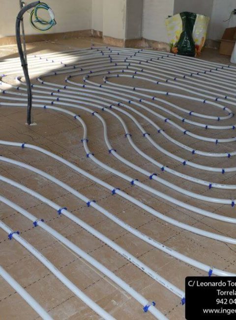 Habitación con suelo radiante - Ingeosolar