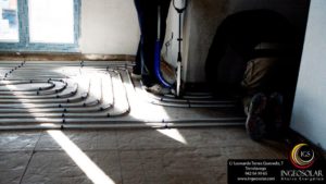 instalacion de suelo radiante - Ingeosolar