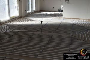 suelo radiante en vivienda unifamiliar - Ingeosolar