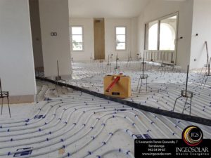 Suelo radiante instalado en Suesa (Cantabria) - Ingeosolar