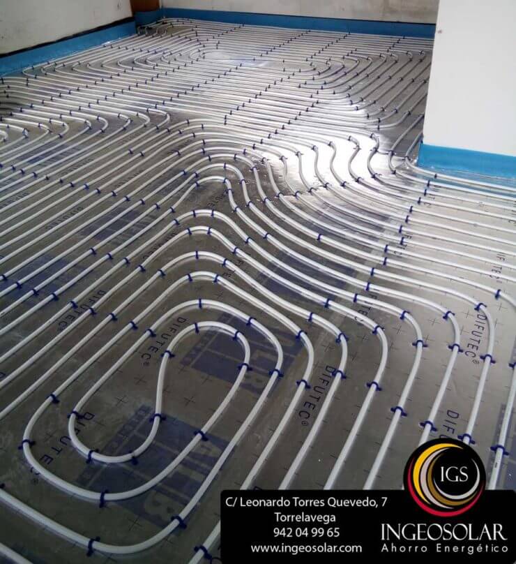 Suelo radiante en Cantabria - Ingeosolar