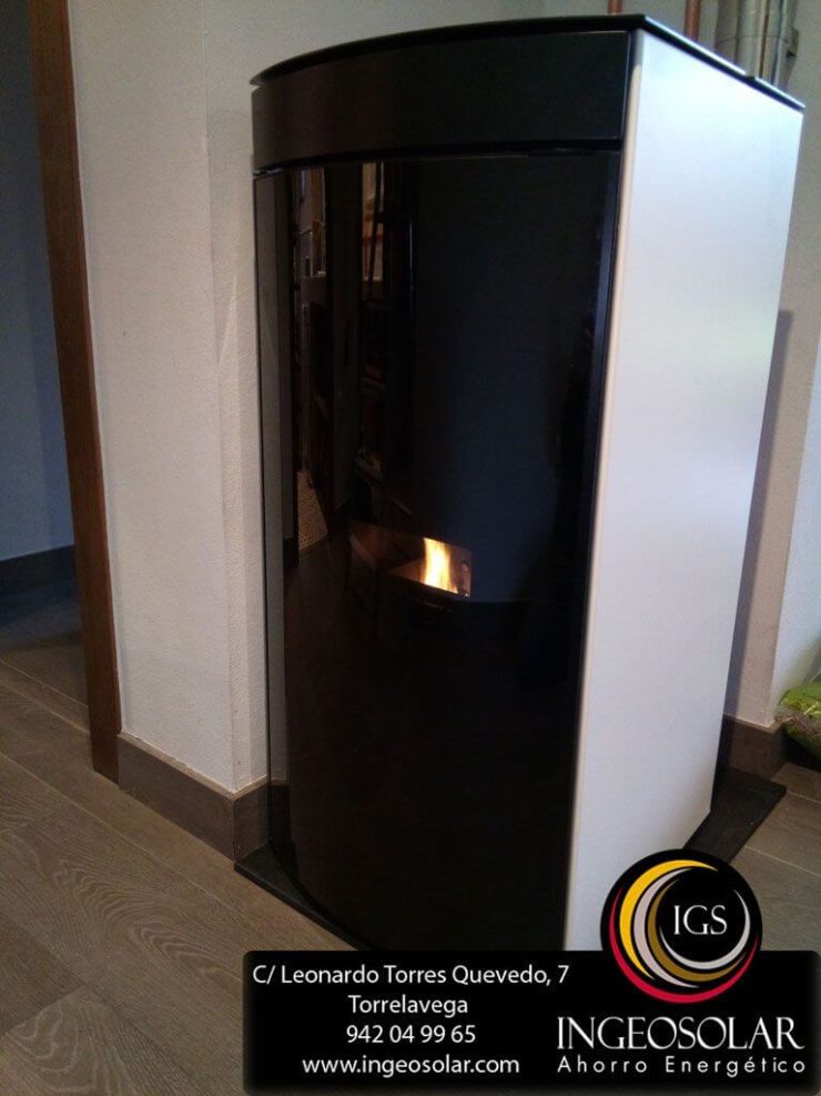 Estufa de pellets EOSS 24Kw - Ingeosolar