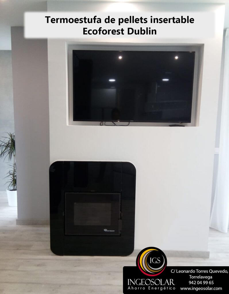 Temoestufa Ecoforest Dublin - Ingeosolar