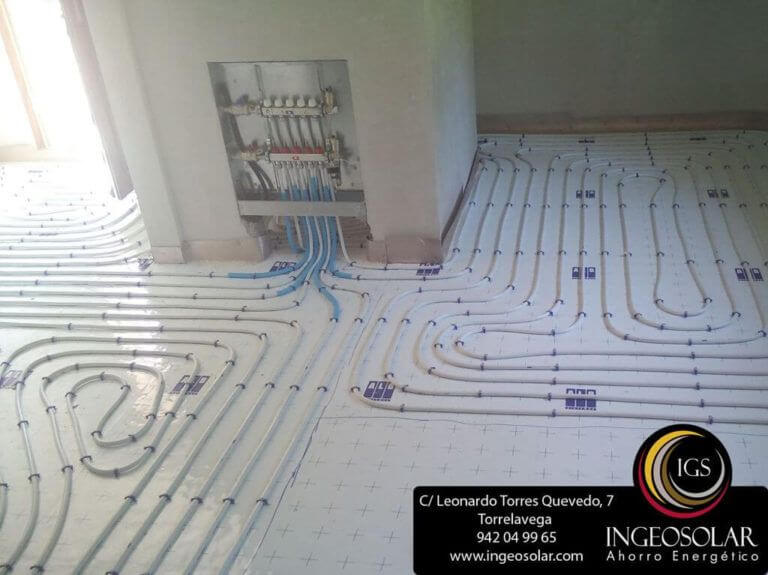 Calefacción suelo radiante - Ingeosolar