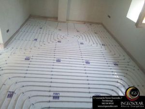 Suelo radiante en vivienda unifamiliar - Ingeosolar