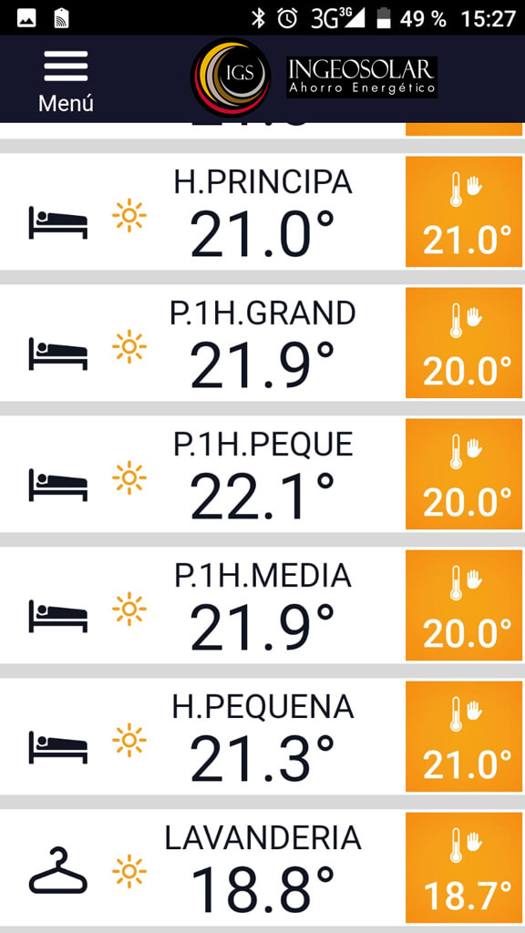 control zonificado de calefaccion por termostato wifi ingeosolar