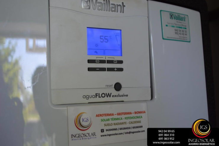 producción de agua caliente sanitaria con energía solar térmica por ingeosolar