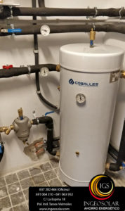 deposito de inercia de 100 litros ingeosolar